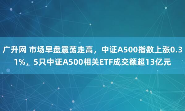 广升网 市场早盘震荡走高，中证A500指数上涨0.31%，5只中证A500相关ETF成交额超13亿元