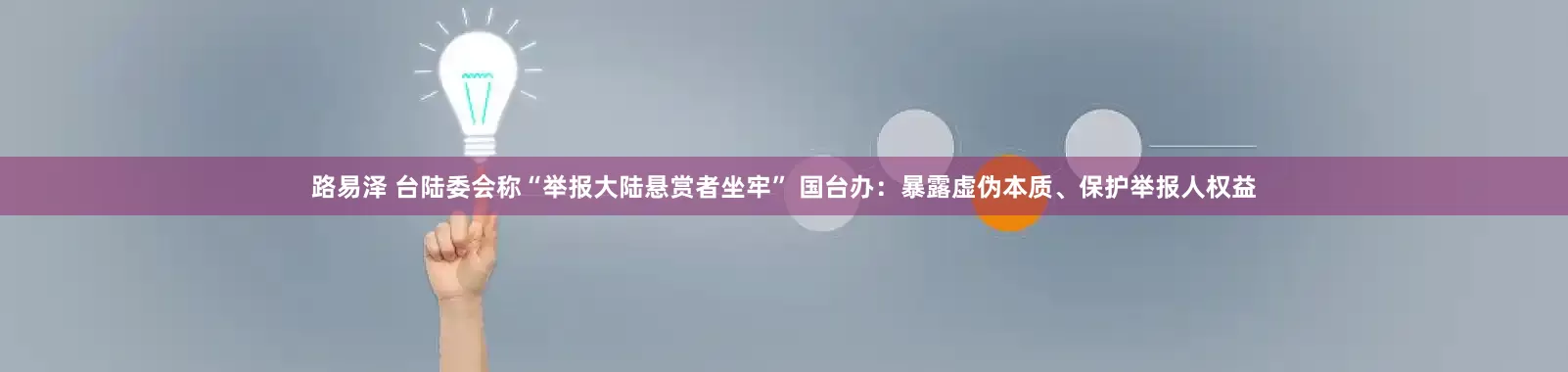 路易泽 台陆委会称“举报大陆悬赏者坐牢” 国台办：暴露虚伪本质、保护举报人权益